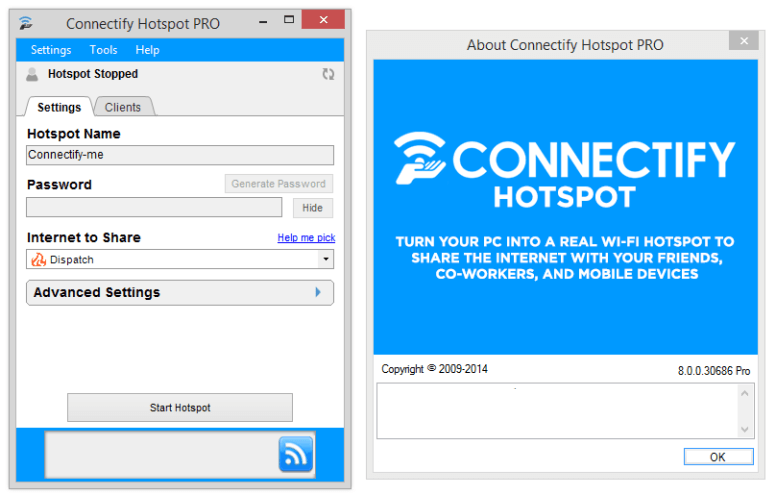 Connectify Hotspot Pro