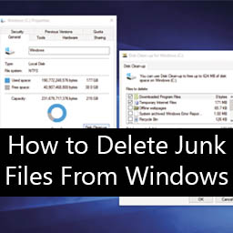 How to Delete Junk Files From Windows