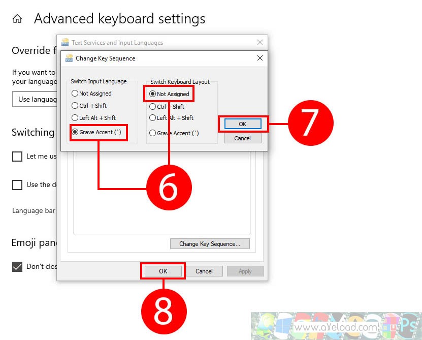 How to change keyboard language