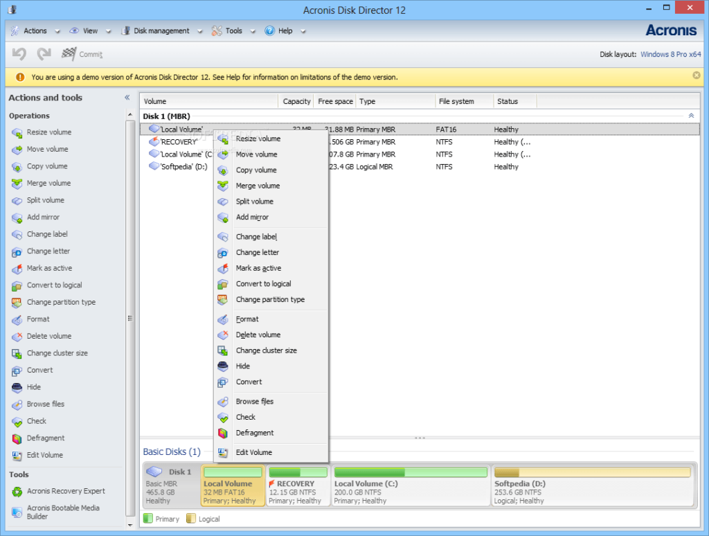 Acronis Disk Director