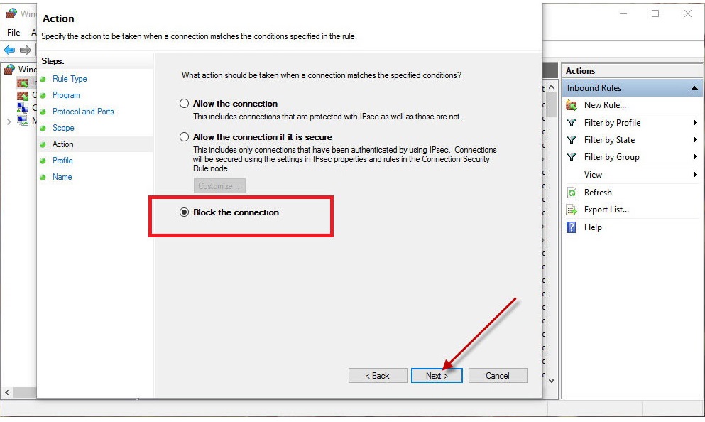 How to Block Program Firewall