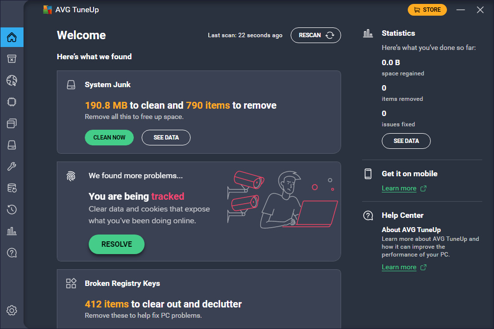 AVG PC TuneUp