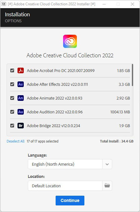Adobe Master Collection 2022