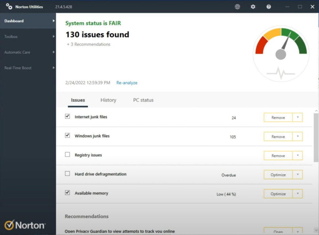 Norton Utilities Premium