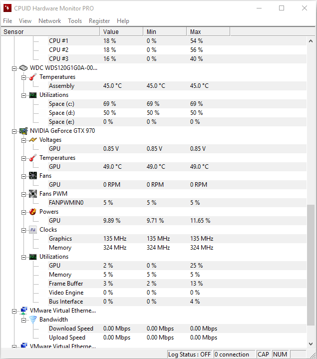 CPUID HWMonitor Pro