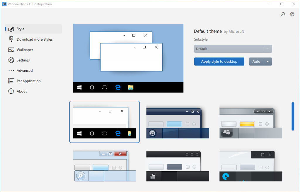 Stardock WindowBlinds