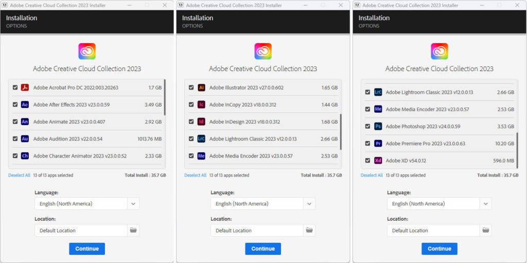 Adobe Creative Cloud Collection