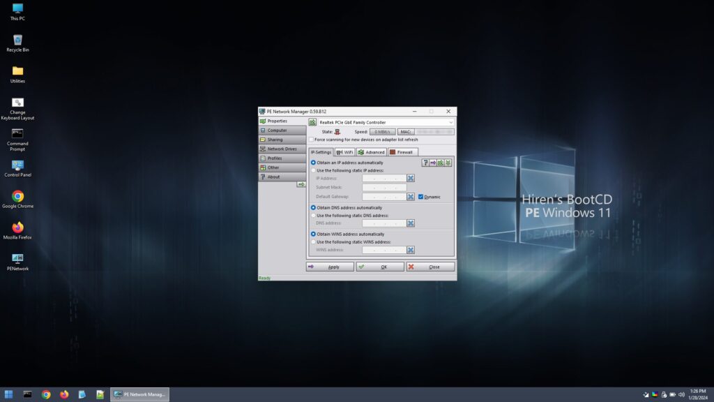 Hiren’s BootCD PE