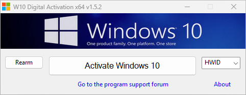 W10 Digital Activation