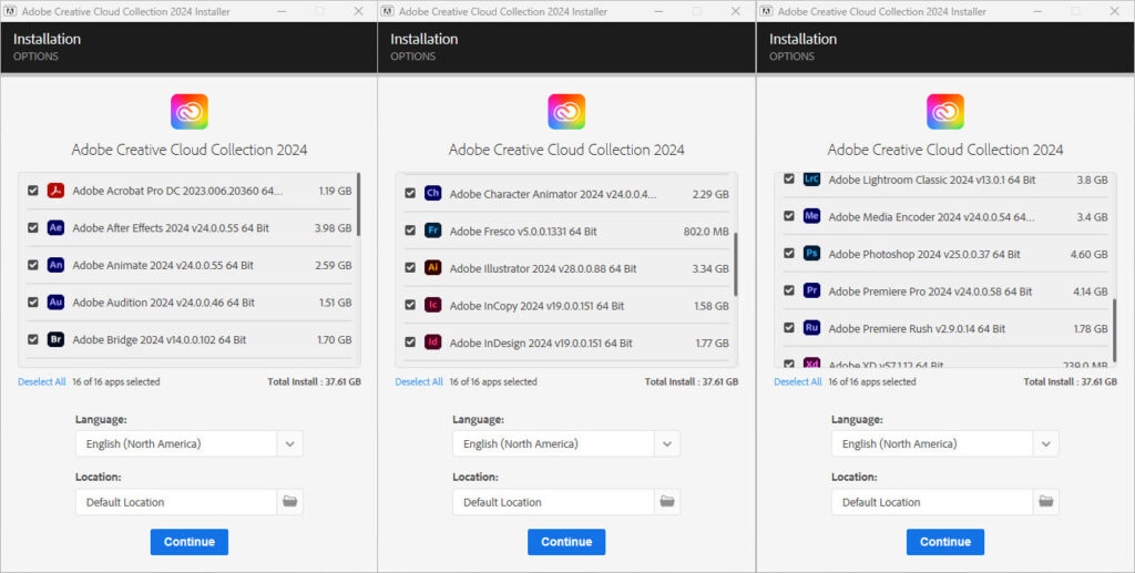 Adobe Creative Cloud Collection