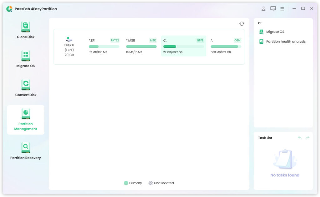 PassFab 4EasyPartition