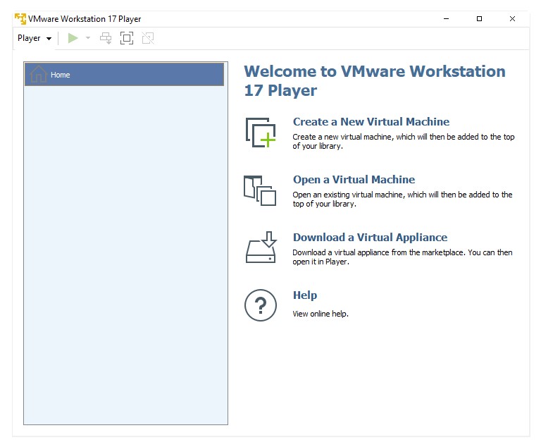 VMware Workstation Player