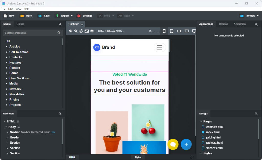 Bootstrap Studio