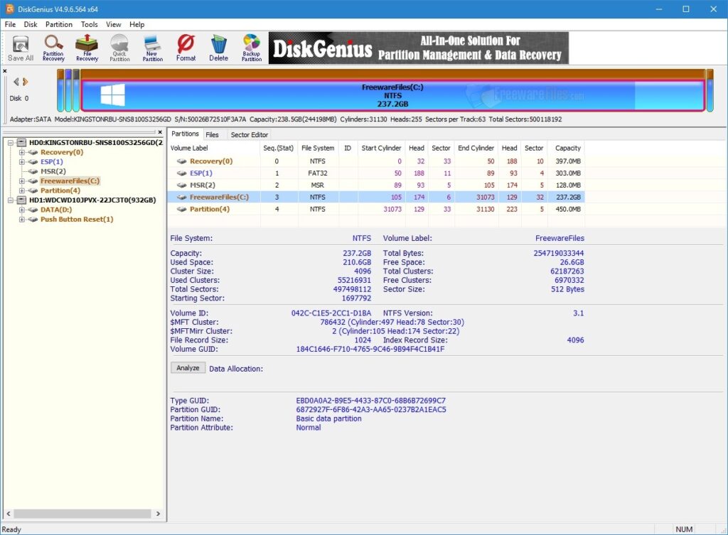 Eassos DiskGenius Pro