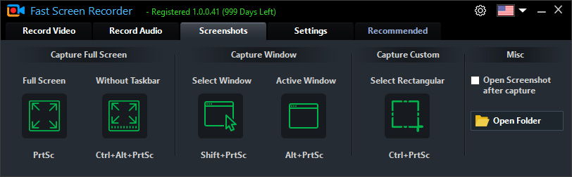 Fast Screen Recorder