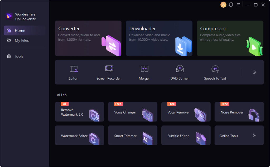 Wondershare Uniconverter