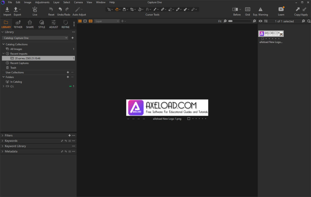 Capture One Screenshot