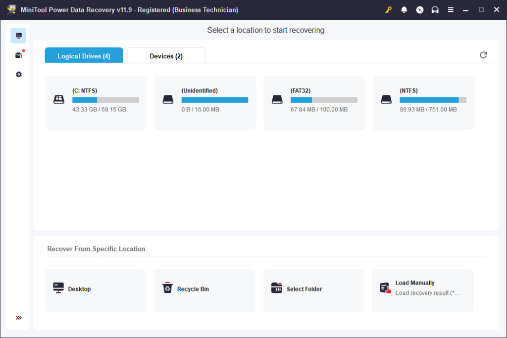 MiniTool Power Data Recovery