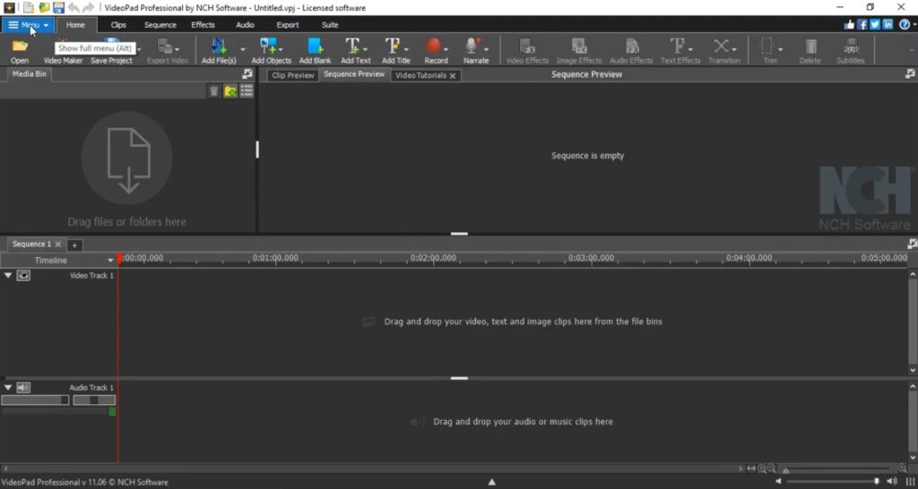 NCH VideoPad Video Editor Pro