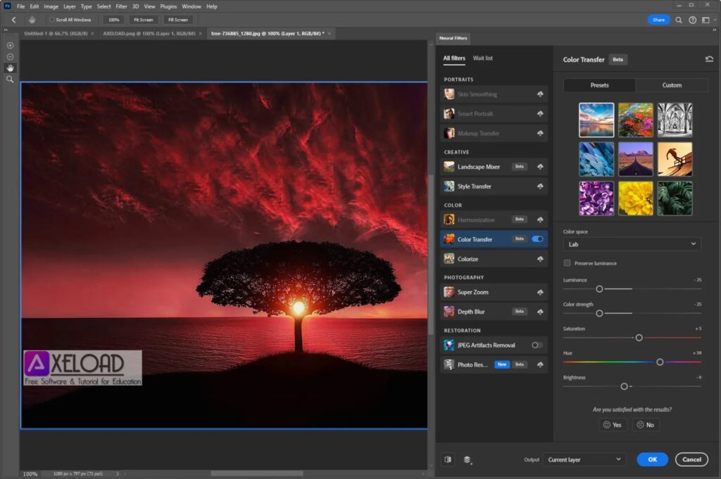 Neural Filters For Photoshop