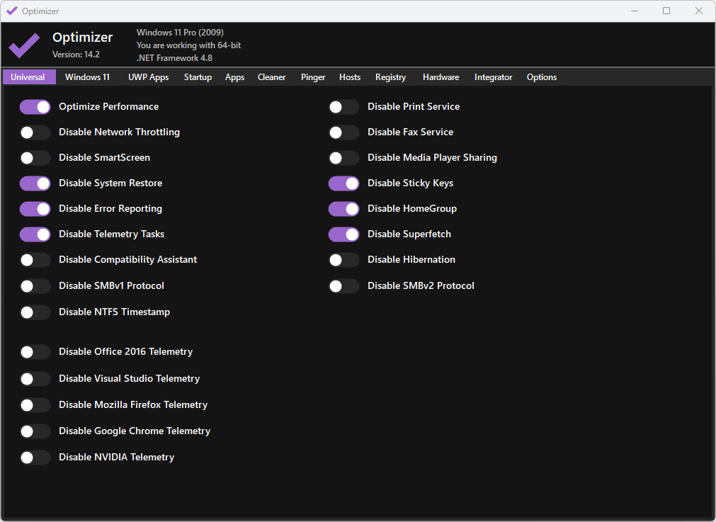 Optimizer