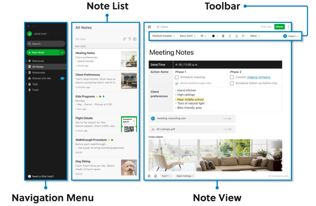 Evernote Screenshot