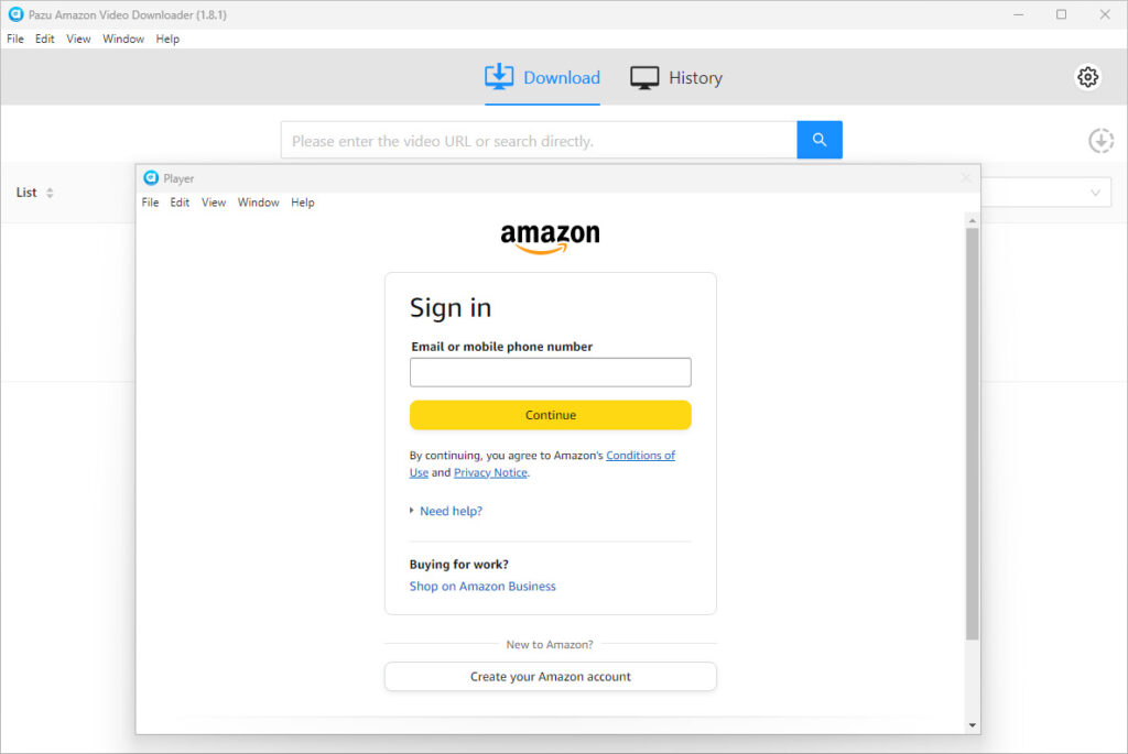 Pazu Amazon Video Downloader Screenshot