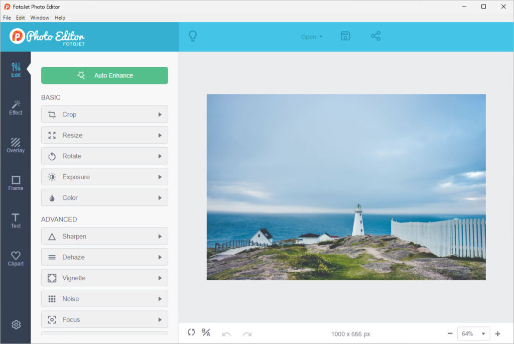 FotoJet Photo Editor Screenshot
