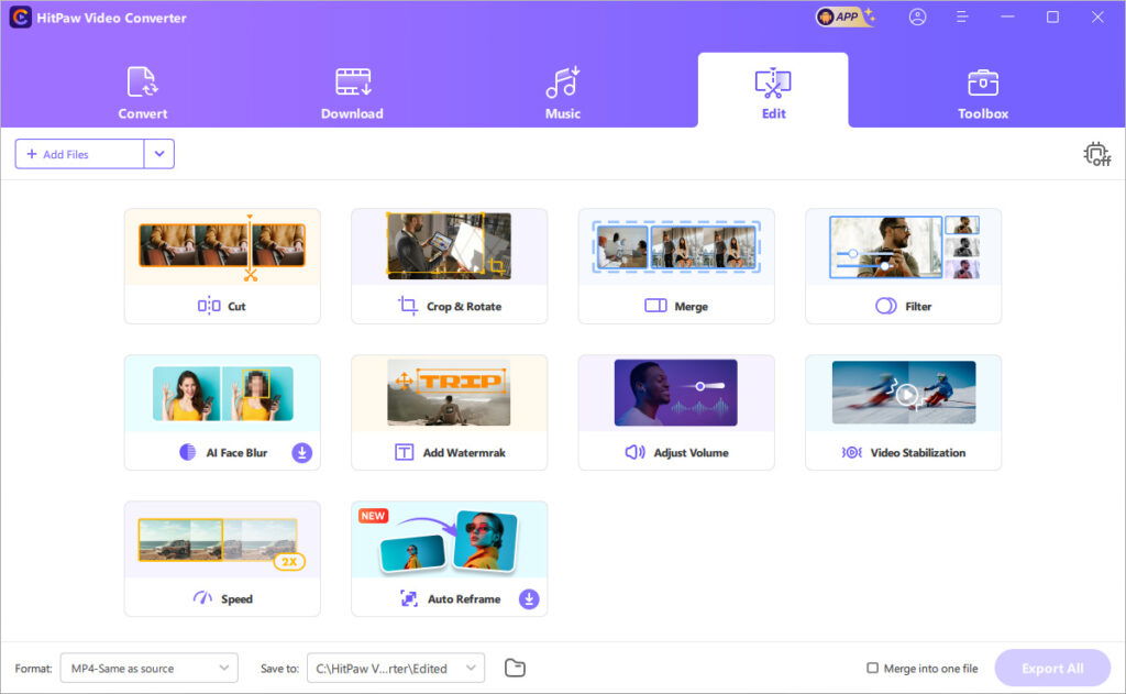 HitPaw Video Converter Editor