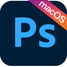 Adobe Photoshop 2025 Logo macOS