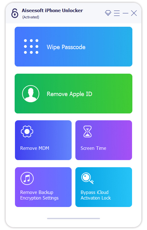 Aiseesoft iPhone Unlocker Screenshot