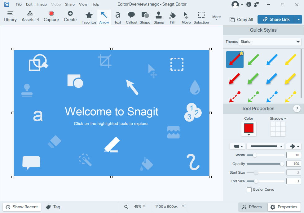 TechSmith Snagit Editor