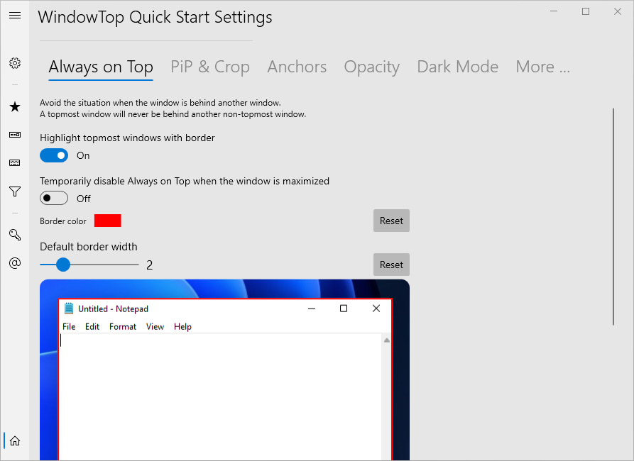 WindowTop Pro