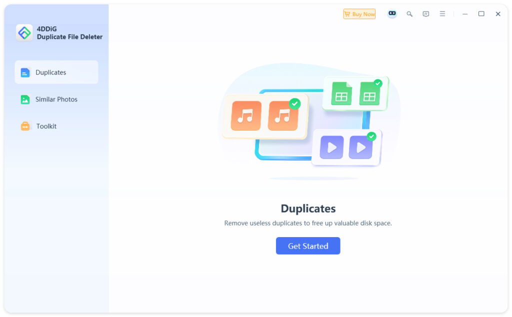 4DDiG Duplicate File Deleter